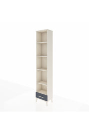 Arges Dolap 5 Raflı Tek Çekmeceli 44x30x221 Aytaşı-Antrasit