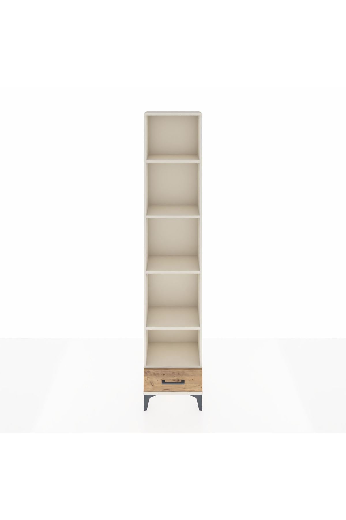 Arges Dolap 5 Raflı Tek Çekmeceli 44x30x221 Aytaşı-Çam