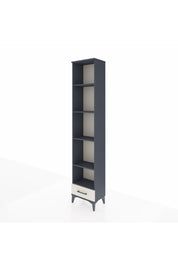 Arges Dolap 5 Raflı Tek Çekmeceli 44x30x221 Antrasit-Aytaşı