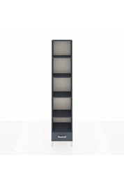 Arges Dolap 5 Raflı Tek Çekmeceli 44x30x221 Antrasit-Antrasit