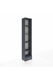 Arges Dolap 5 Raflı Tek Çekmeceli 44x30x221 Antrasit-Antrasit