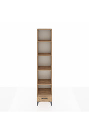 Arges Dolap 5 Raflı Tek Çekmeceli 44x30x221 Çam-Çam