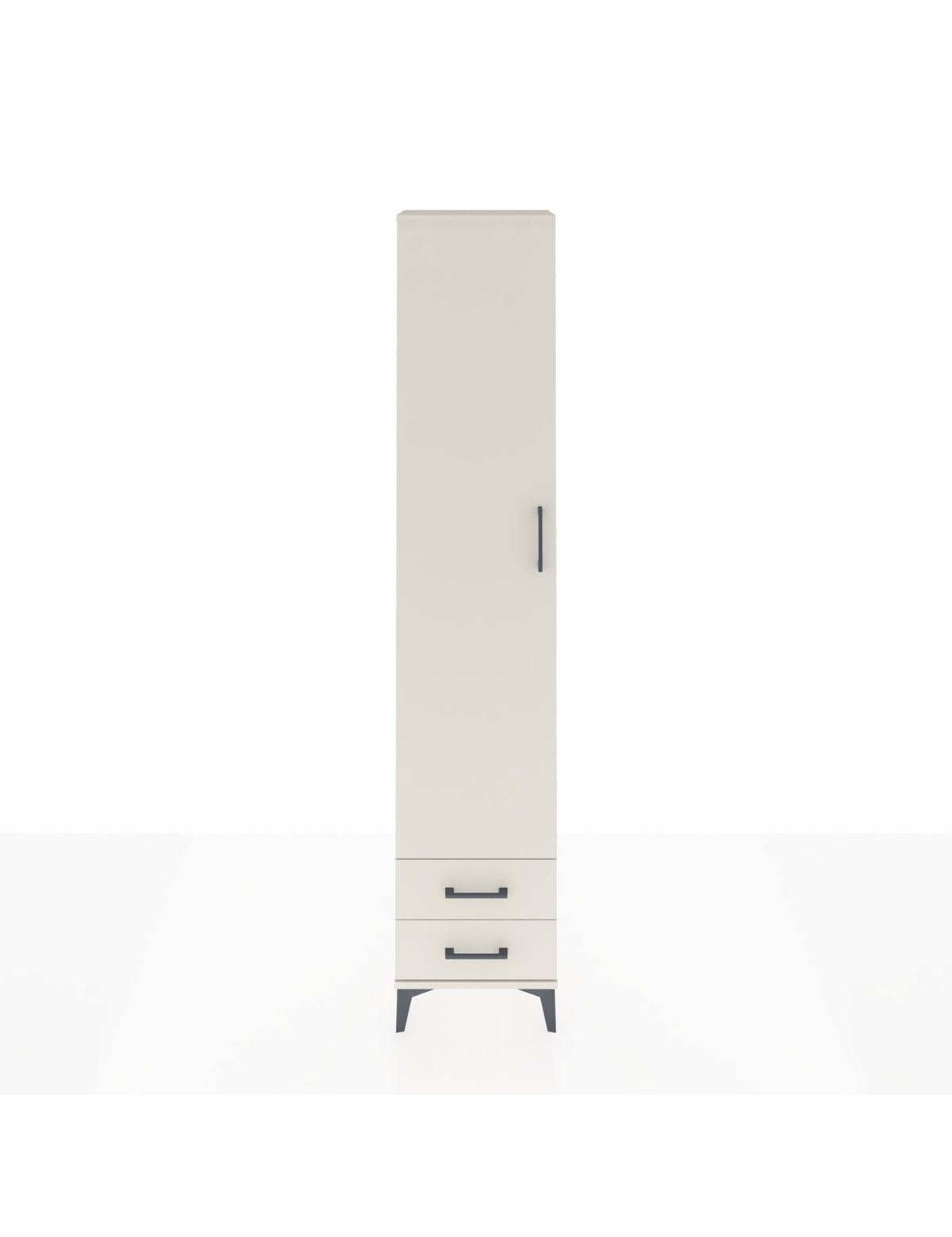 Arges Dolap 2 Raflı 2 Çekmeceli Tek Askılı 44x30x221 Aytaşı-Aytaşı