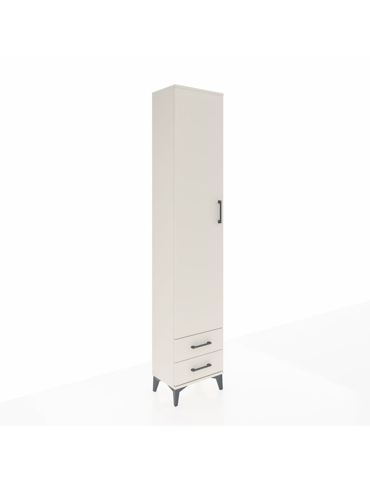 Arges Dolap 2 Raflı 2 Çekmeceli Tek Askılı 44x30x221 Aytaşı-Aytaşı