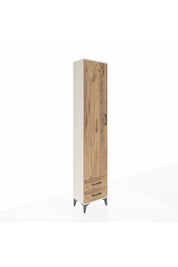 Arges Dolap 2 Raflı 2 Çekmeceli Tek Askılı 44x30x221 Aytaşı-Çam