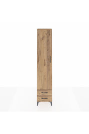 Arges Dolap 2 Raflı 2 Çekmeceli Tek Askılı 44x30x221 Çam-Çam