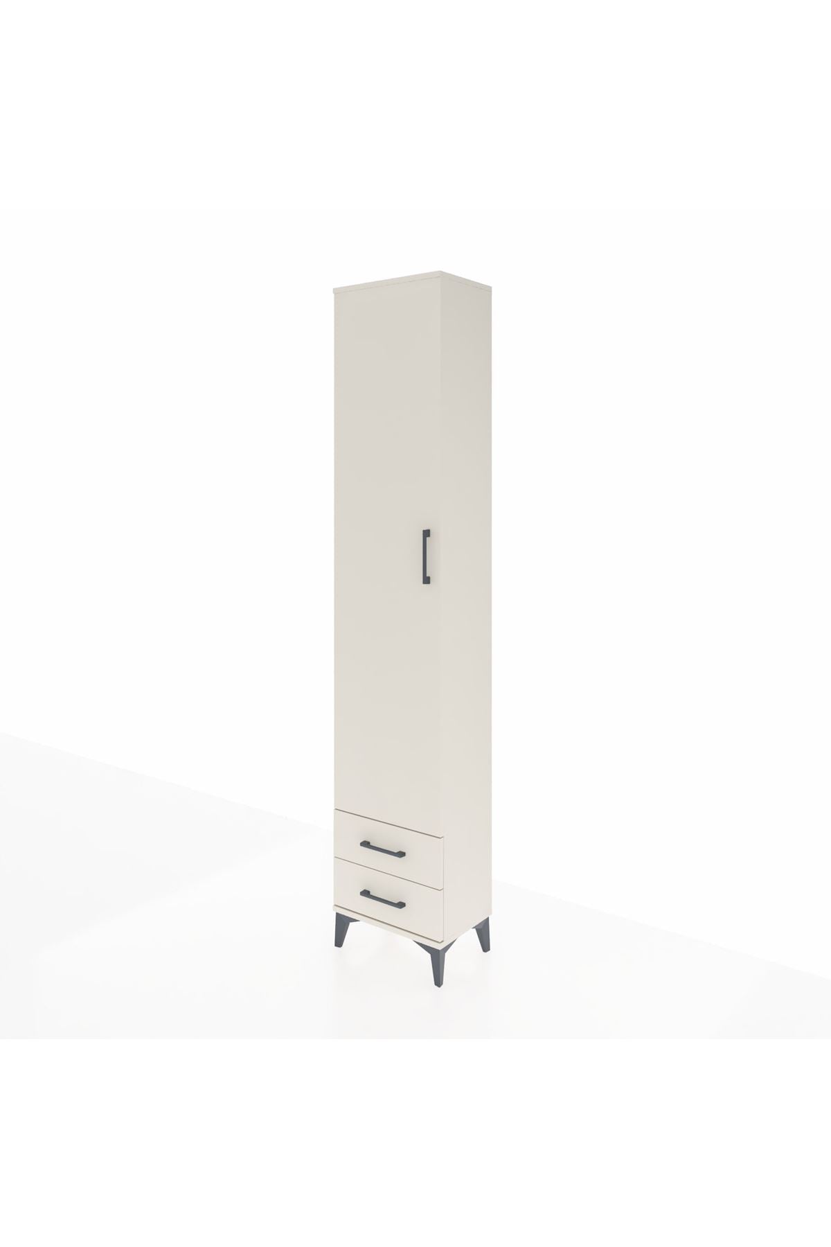 Arges Dolap 5 Raflı 2 Çekmeceli Tek Kapaklı 44x30x221 Aytaşı-Aytaşı