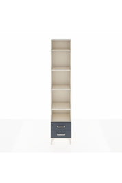 Arges Dolap 5 Raflı 2 Çekmeceli 44x30x221 Aytaşı-Antrasit