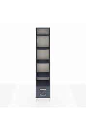 Arges Dolap 5 Raflı 2 Çekmeceli 44x30x221 Antrasit-Antrasit