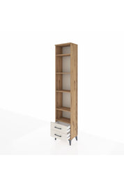 Arges Dolap 5 Raflı 2 Çekmeceli 44x30x221 Çam-Aytaşı