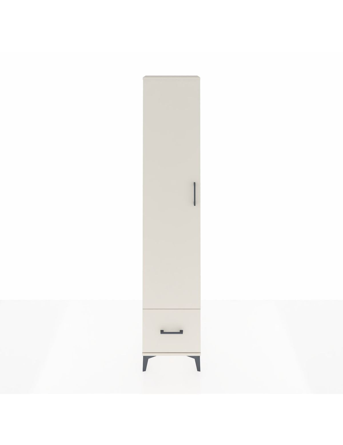 Arges Dolap 3 Raflı Tek Çekmeceli Tek Askılı 44x30x221 Aytaşı-Aytaşı