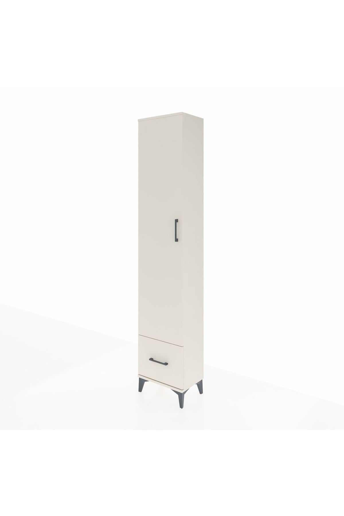 Arges Dolap 3 Raflı Tek Çekmeceli Tek Askılı 44x30x221 Aytaşı-Aytaşı