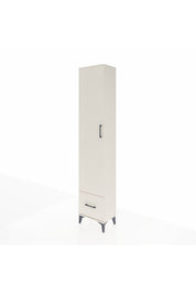 Arges Dolap 3 Raflı Tek Çekmeceli Tek Askılı 44x30x221 Aytaşı-Aytaşı