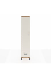 Arges Dolap 3 Raflı Tek Çekmeceli Tek Askılı 44x30x221 Çam-Aytaşı