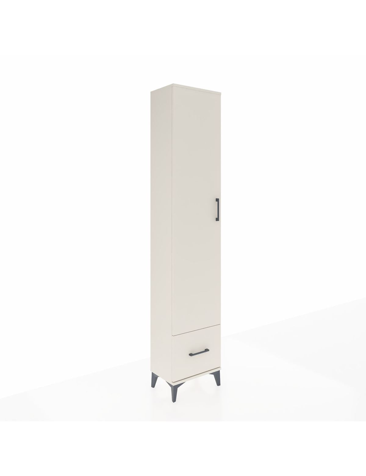 Arges Dolap 5 Raflı Tek Çekmeceli Tek Kapaklı 44x30x221 Aytaşı-Aytaşı