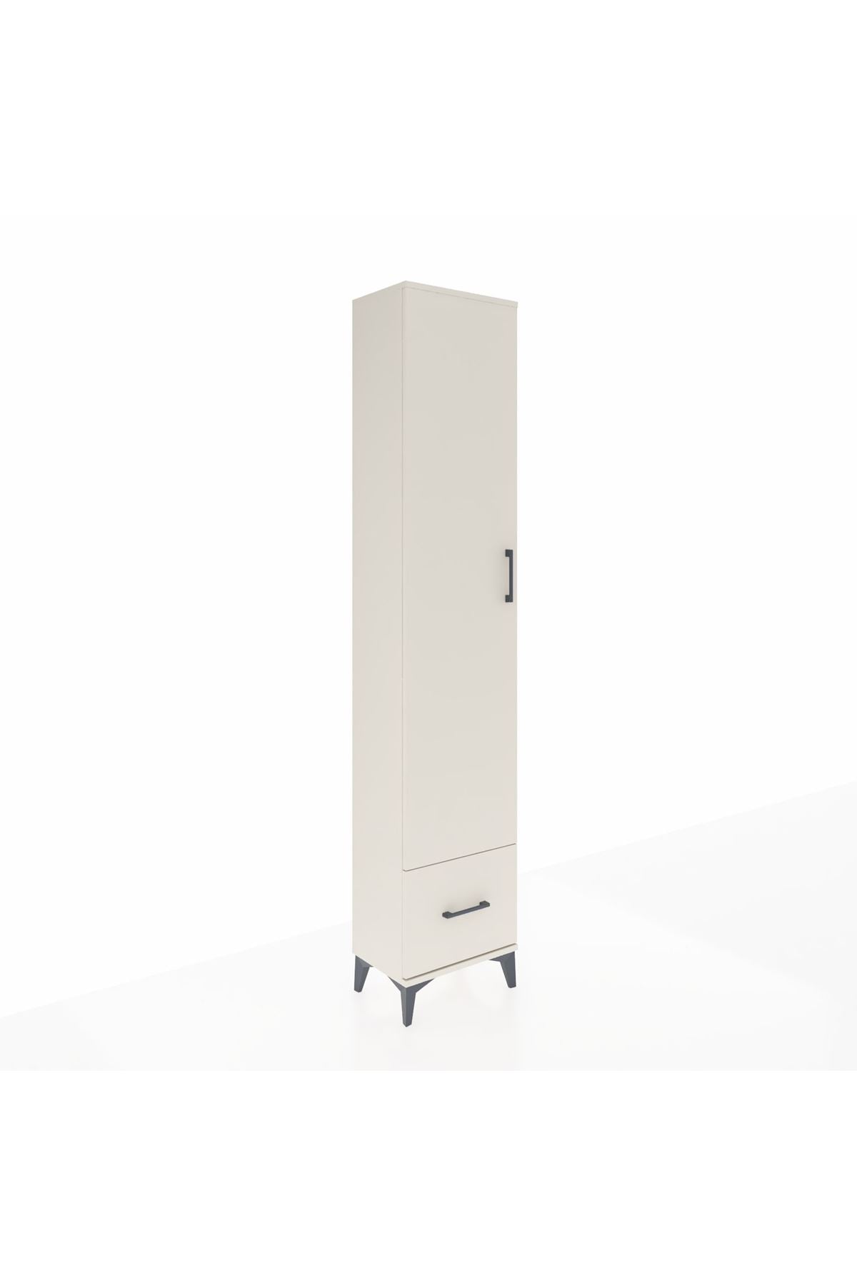 Arges Dolap 5 Raflı Tek Çekmeceli Tek Kapaklı 44x30x221 Aytaşı-Aytaşı