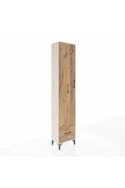 Arges Dolap 5 Raflı Tek Çekmeceli Tek Kapaklı 44x30x221 Aytaşı-Çam