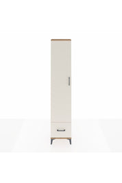 Arges Dolap 5 Raflı Tek Çekmeceli Tek Kapaklı 44x30x221 Çam-Aytaşı