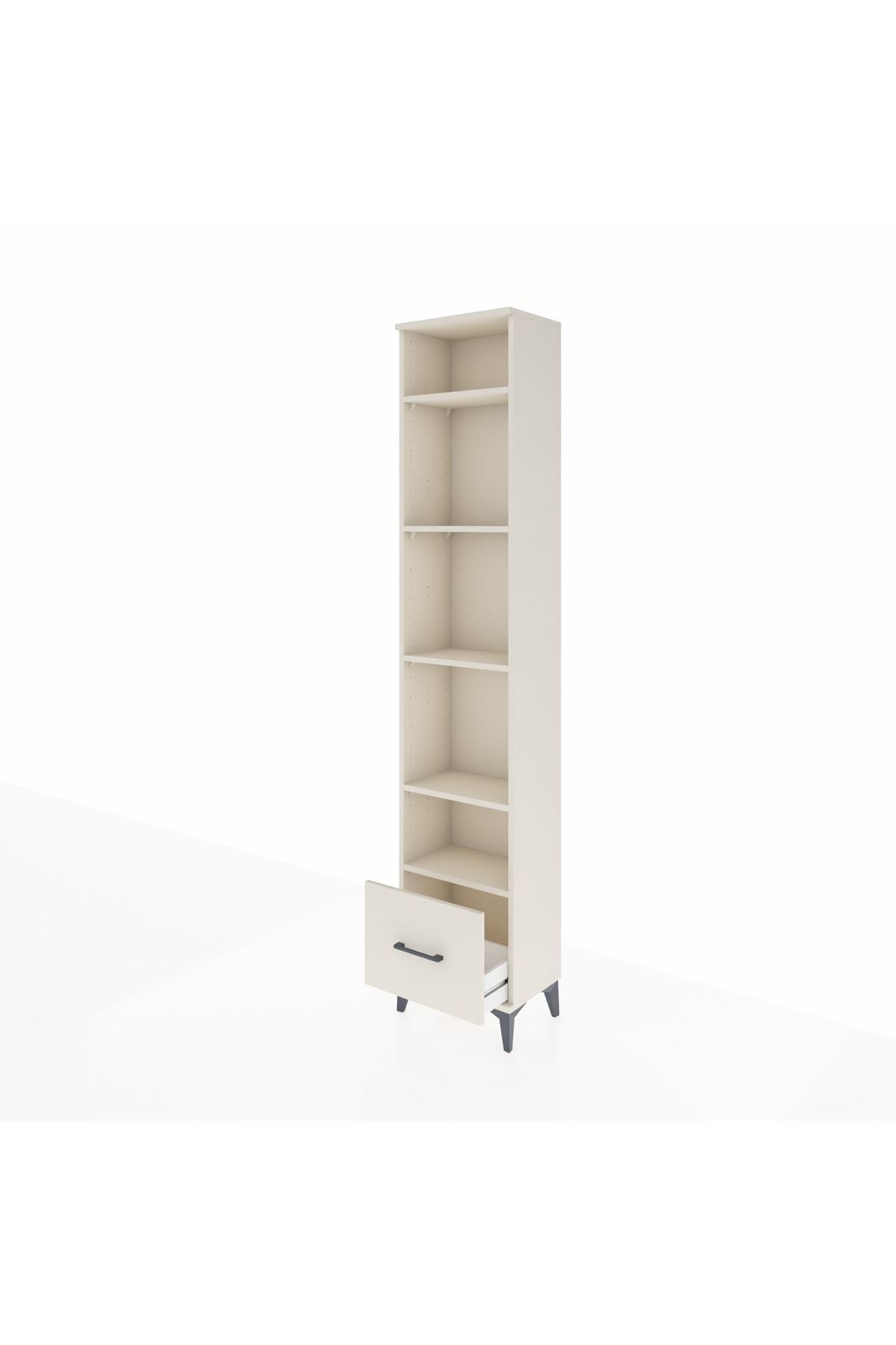 Arges Dolap 5 Raflı Tek Çekmeceli 44x30x221 Aytaşı-Aytaşı