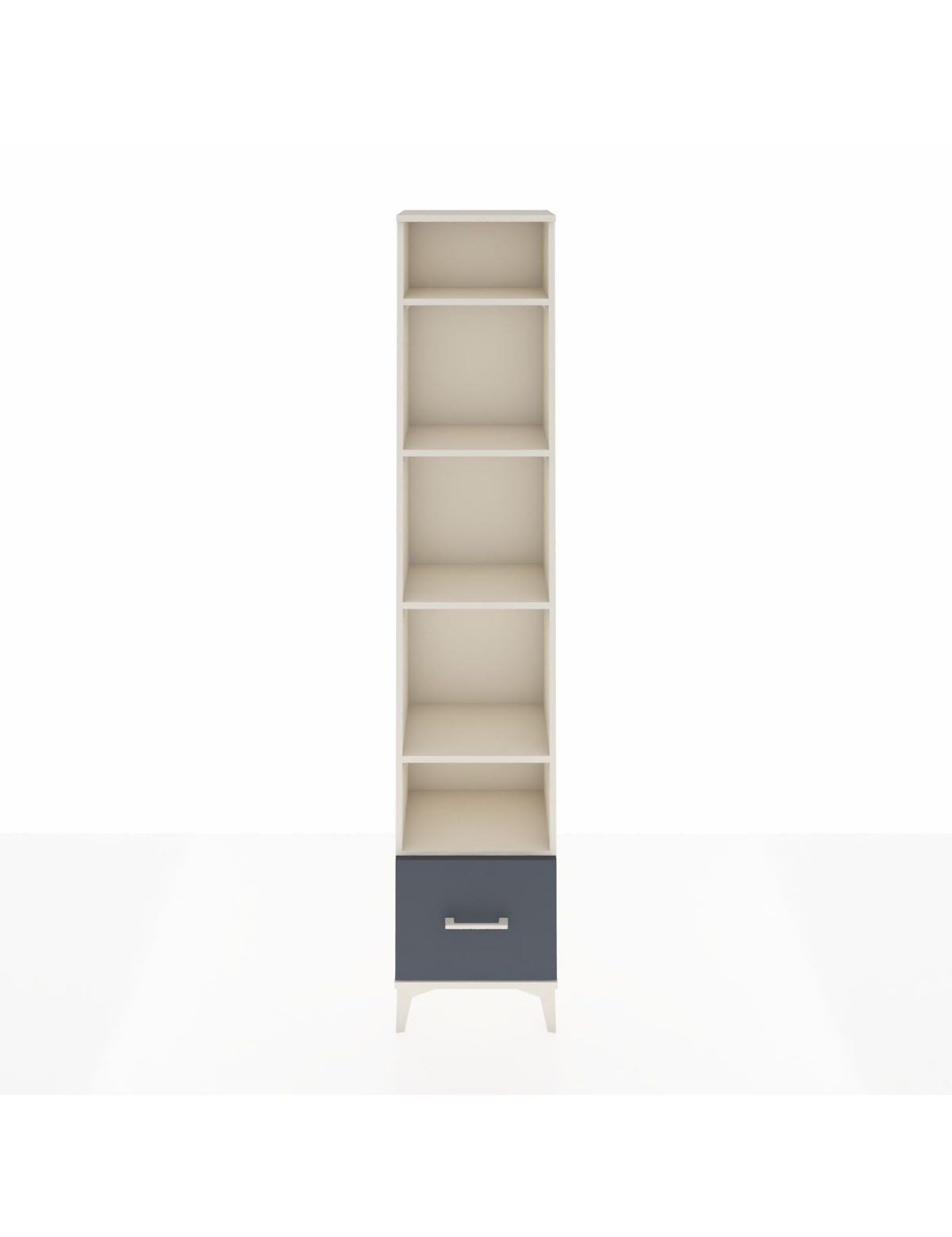 Arges Dolap 5 Raflı Tek Çekmeceli 44x30x221 Aytaşı-Antrasit