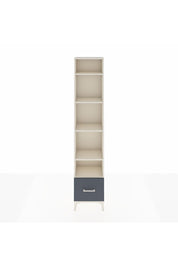 Arges Dolap 5 Raflı Tek Çekmeceli 44x30x221 Aytaşı-Antrasit