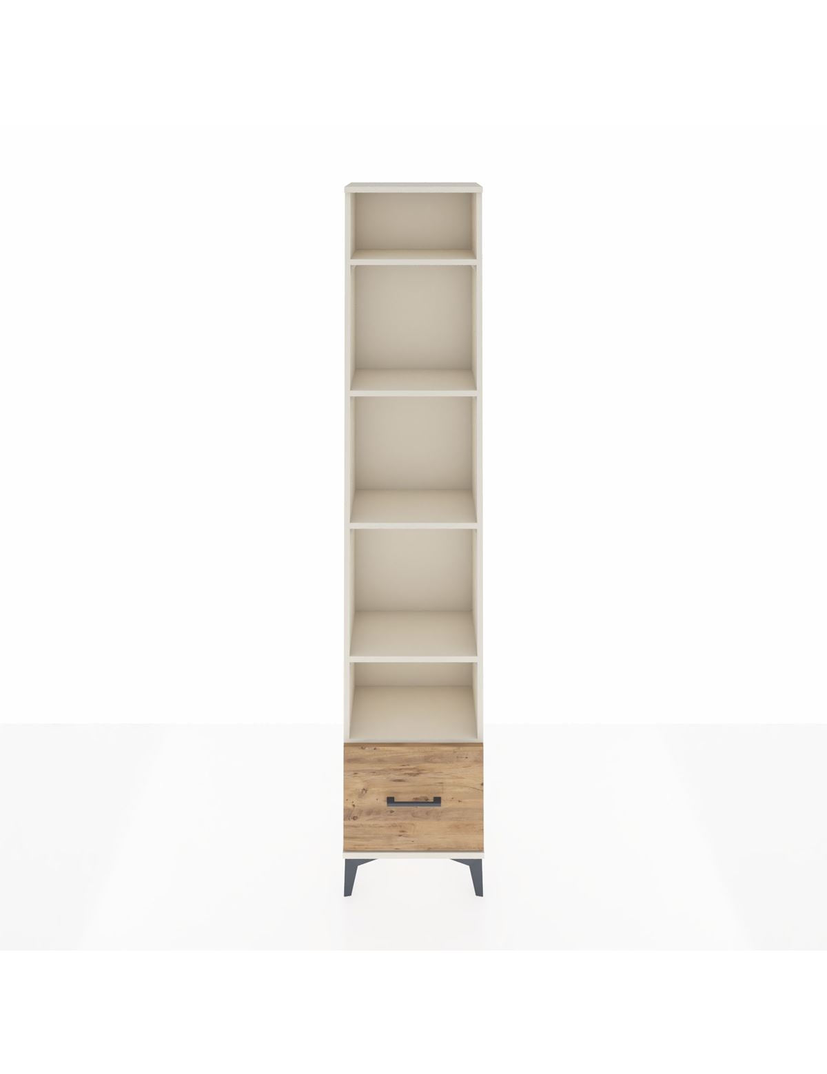 Arges Dolap 5 Raflı Tek Çekmeceli 44x30x221 Aytaşı-Çam