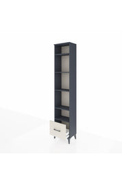 Arges Dolap 5 Raflı Tek Çekmeceli 44x30x221 Antrasit-Aytaşı