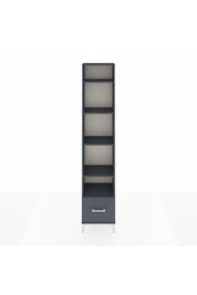 Arges Dolap 5 Raflı Tek Çekmeceli 44x30x221 Antrasit-Antrasit