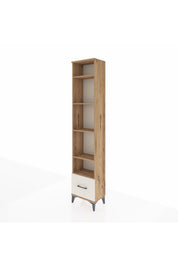 Arges Dolap 5 Raflı Tek Çekmeceli 44x30x221 Çam-Aytaşı