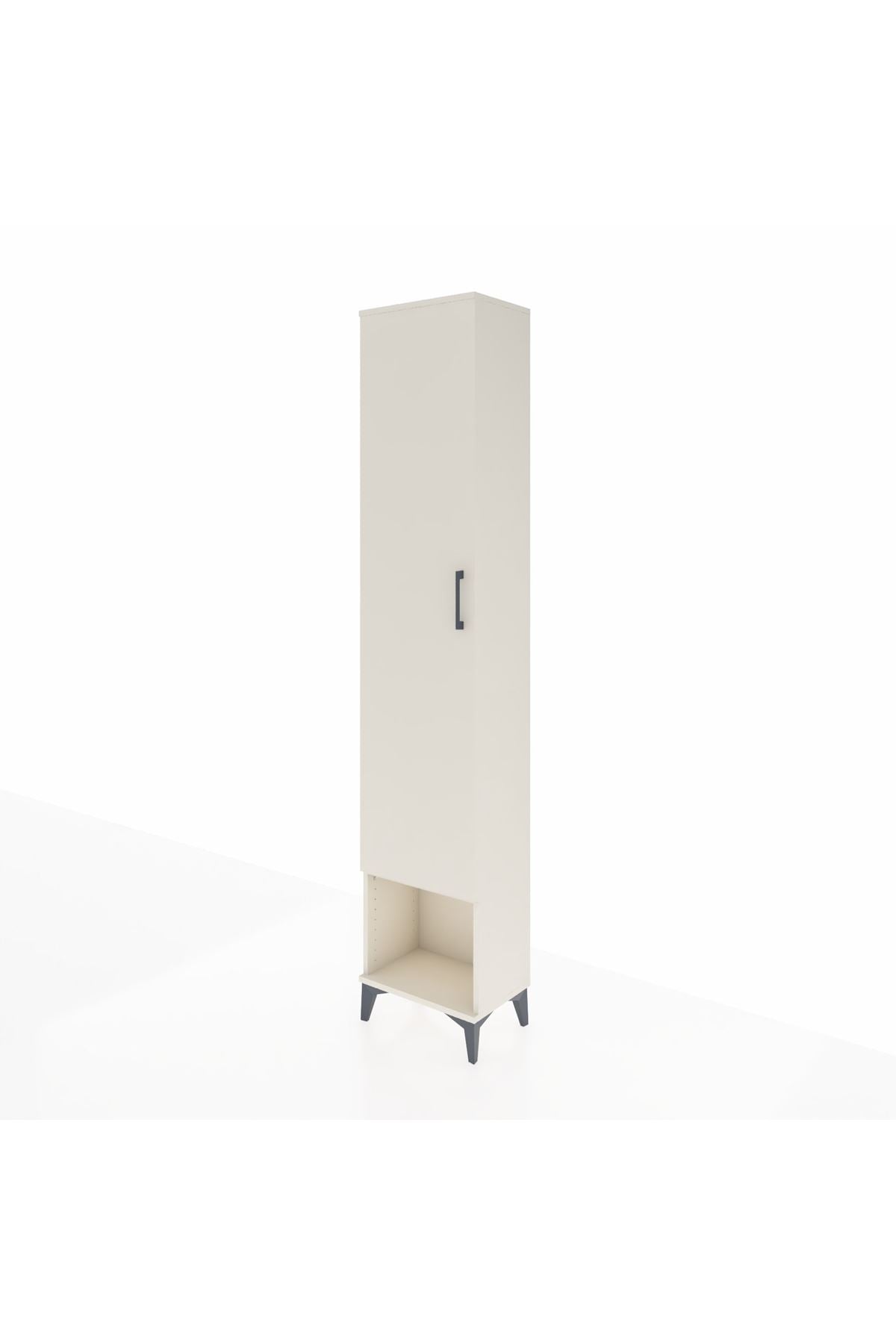 Arges Dolap 2 Raflı Tek Kapaklı Tek Askılı 44x30x221 Aytaşı-Aytaşı