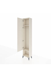 Arges Dolap 2 Raflı Tek Kapaklı Tek Askılı 44x30x221 Aytaşı-Aytaşı