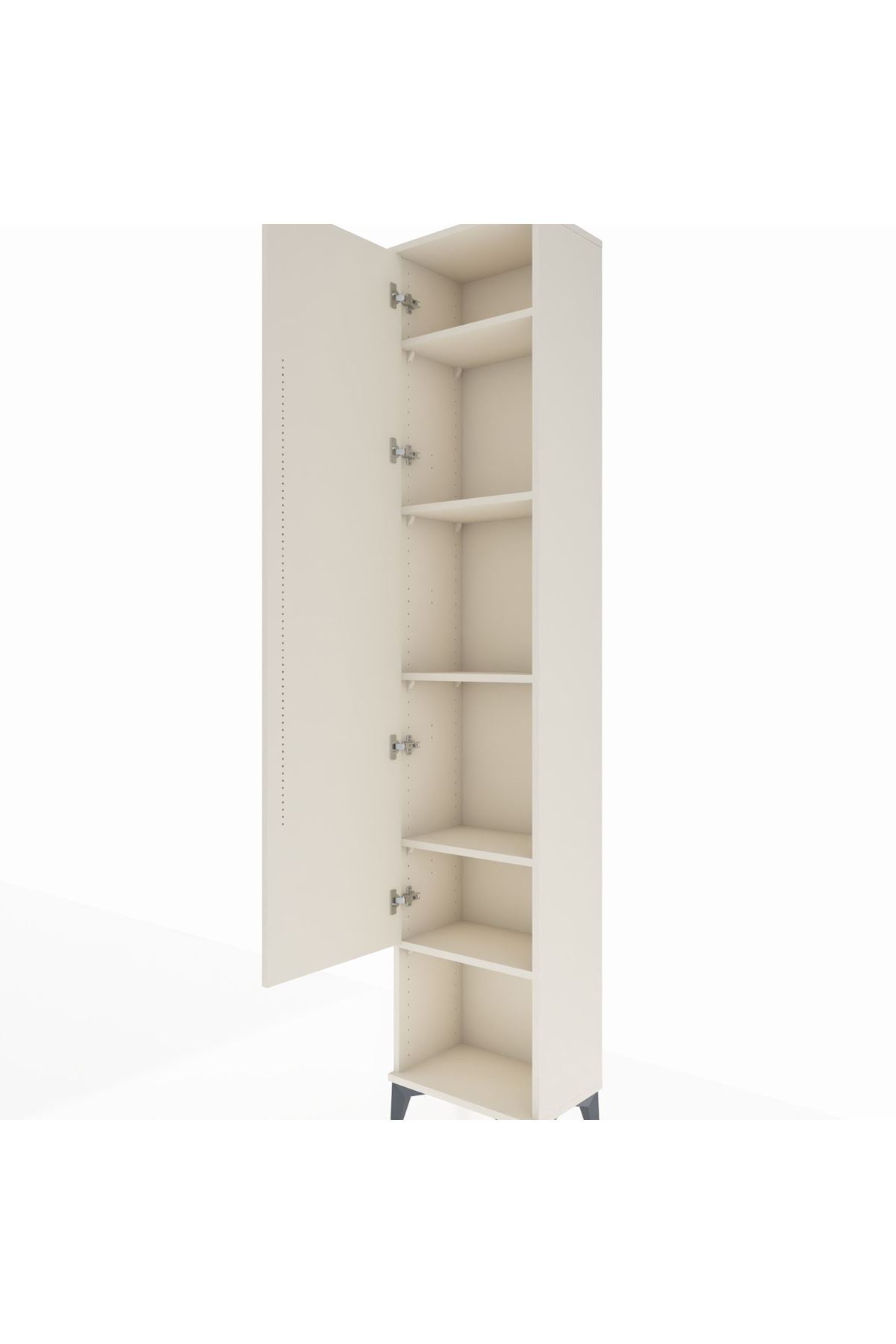 Arges Dolap 5 Raflı Tek Kapaklı 44x30x221 Aytaşı-Aytaşı