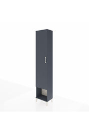 Arges Dolap 5 Raflı Tek Kapaklı 44x30x221 Antrasit-Antrasit