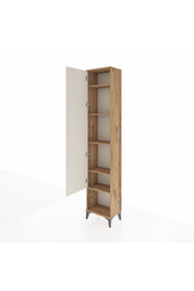 Arges Dolap 5 Raflı Tek Kapaklı 44x30x221 Çam-Aytaşı