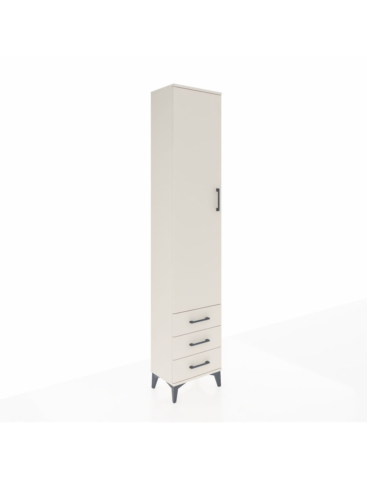 Arges Dolap 2 Raflı 3 Çekmeceli Tek Askılı 44x30x221 Aytaşı-Aytaşı