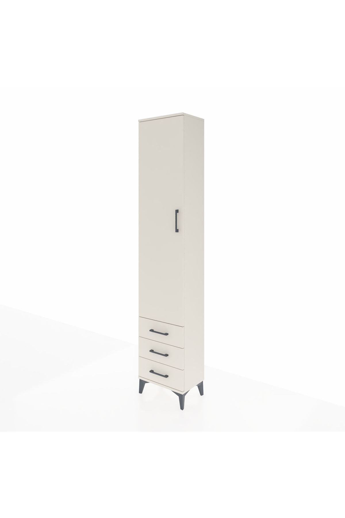 Arges Dolap 2 Raflı 3 Çekmeceli Tek Askılı 44x30x221 Aytaşı-Aytaşı