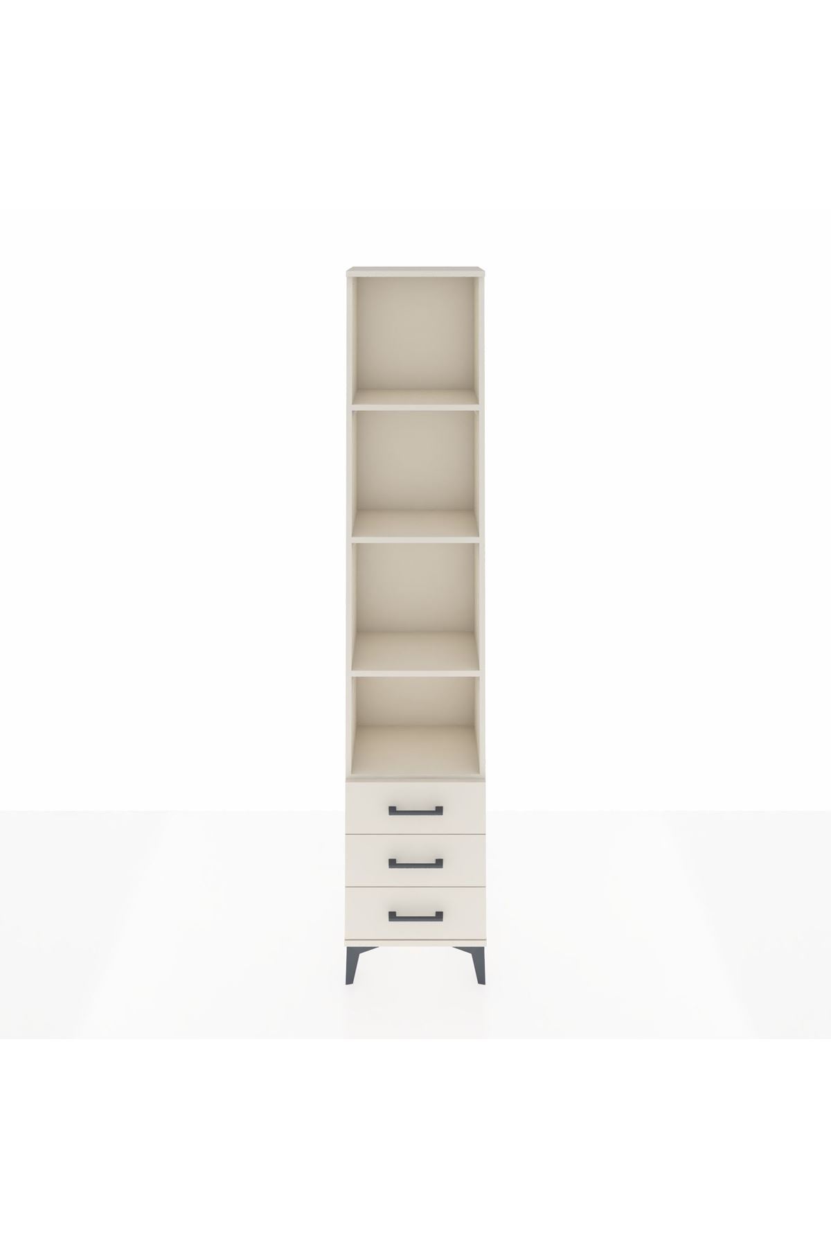 Arges Dolap 4 Raflı 3 Çekmeceli 44x30x221 Aytaşı-Aytaşı