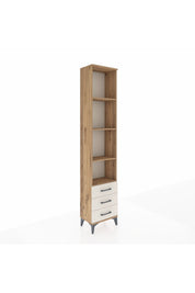 Arges Dolap 4 Raflı 3 Çekmeceli 44x30x221 - S28M017V7A