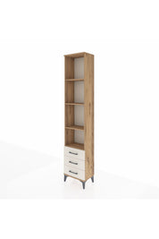 Arges Dolap 4 Raflı 3 Çekmeceli 44x30x221 Çam-Aytaşı