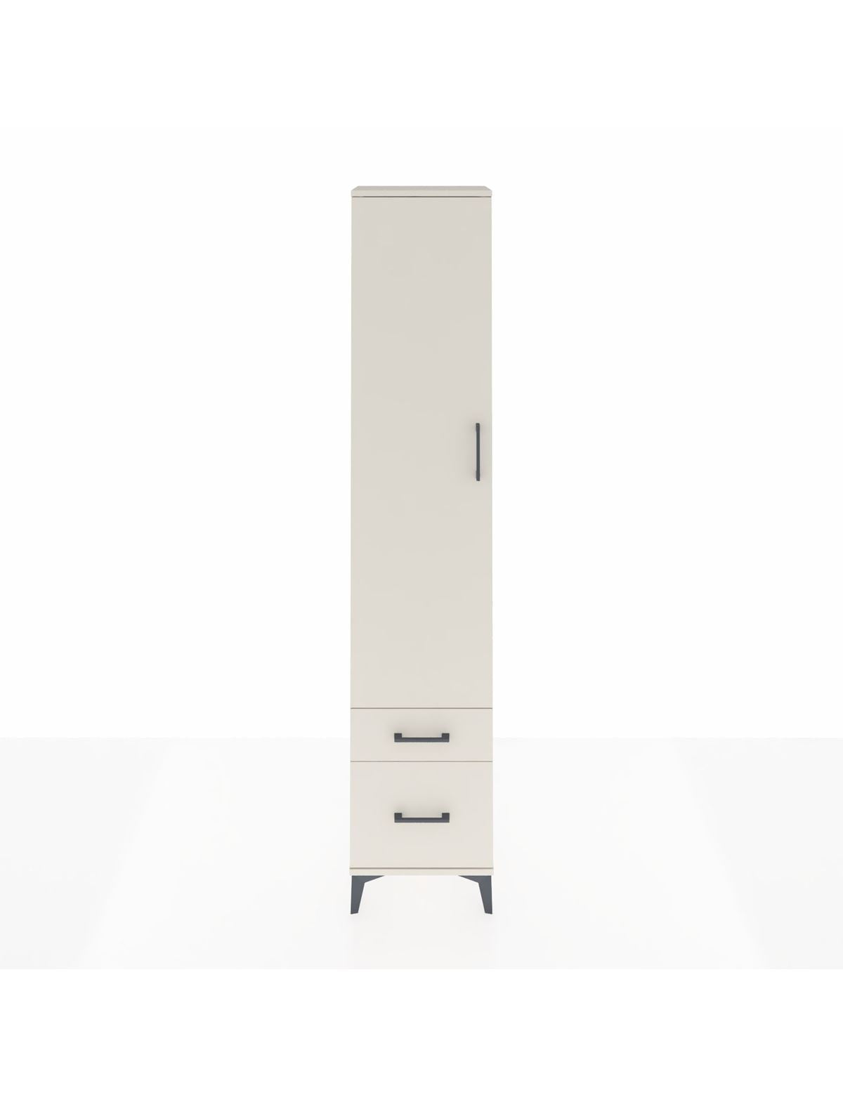 Arges Dolap 2 Raflı 2 Çekmeceli Tek Askılı 44x30x221 Aytaşı-Aytaşı