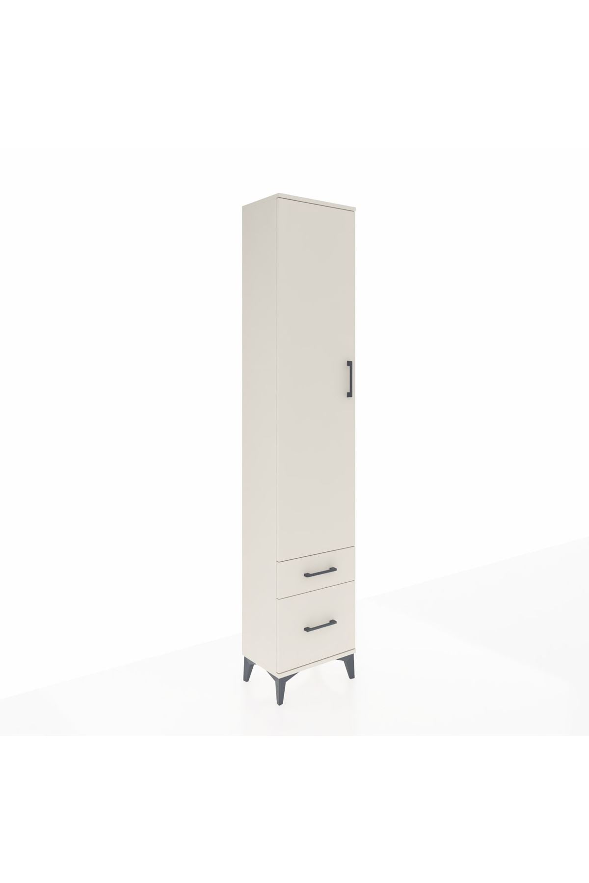 Arges Dolap 2 Raflı 2 Çekmeceli Tek Askılı 44x30x221 Aytaşı-Aytaşı