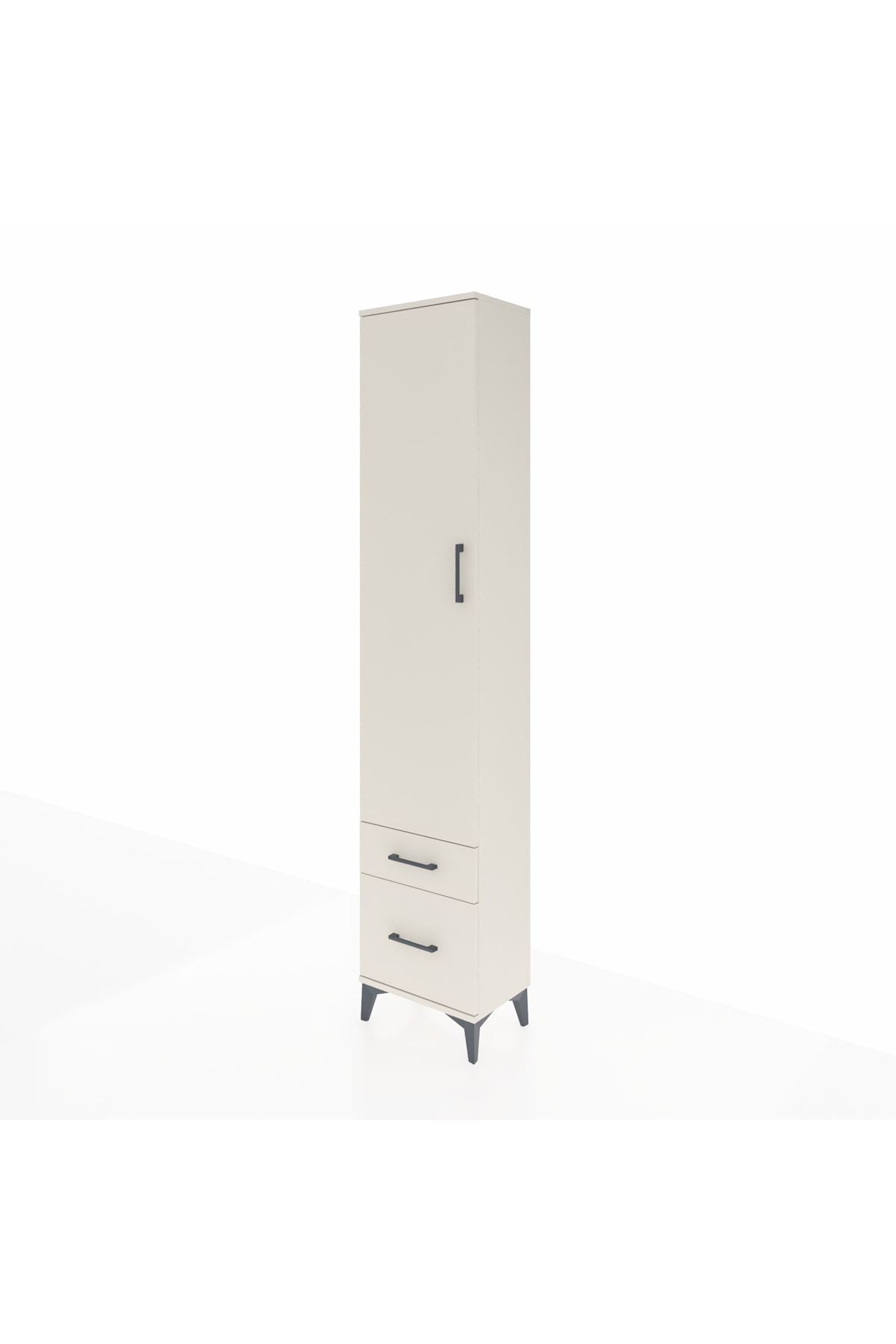 Arges Dolap 2 Raflı 2 Çekmeceli Tek Askılı 44x30x221 Aytaşı-Aytaşı