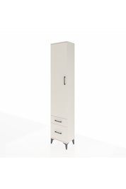 Arges Dolap 2 Raflı 2 Çekmeceli Tek Askılı 44x30x221 Aytaşı-Aytaşı