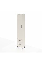 Arges Dolap 4 Raflı 2 Çekmeceli Tek Kapaklı 44x30x221 Aytaşı-Aytaşı