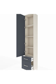 Arges Dolap 4 Raflı 2 Çekmeceli Tek Kapaklı 44x30x221 - S28M019V2A