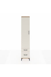 Arges Dolap 4 Raflı 2 Çekmeceli Tek Kapaklı 44x30x221 Çam-Aytaşı