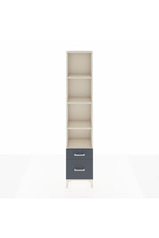 Arges Dolap 4 Raflı 2 Çekmeceli 44x30x221 Aytaşı-Antrasit