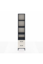 Arges Dolap 4 Raflı 2 Çekmeceli 44x30x221 Antrasit-Aytaşı