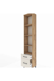 Arges Dolap 4 Raflı 2 Çekmeceli 44x30x221 Çam-Aytaşı