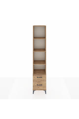 Arges Dolap 4 Raflı 2 Çekmeceli 44x30x221